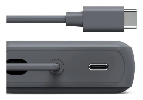 Hama Travel, 10000 mAh, litiumpolymeeri (LiPo), Antrasiitti