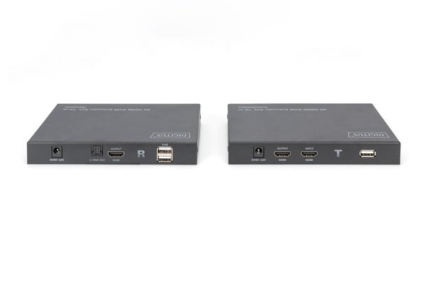 DIGITUS DS-55513 - Sender og mottaker - KVM / USB-utvider - HDMI - over CAT 6/7/8 - opp til 70 m