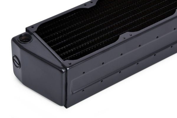 Alphacool 14375, Radiator, Kopper, Stål, Sort, 1/4", 0,8 stang, 3,6 vifter