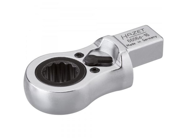 HAZET 6606D-16, Yksittäinen kohde, jakoavaimen päätyliitin, Kromi, 16 mm, 40 mm, 81 mm