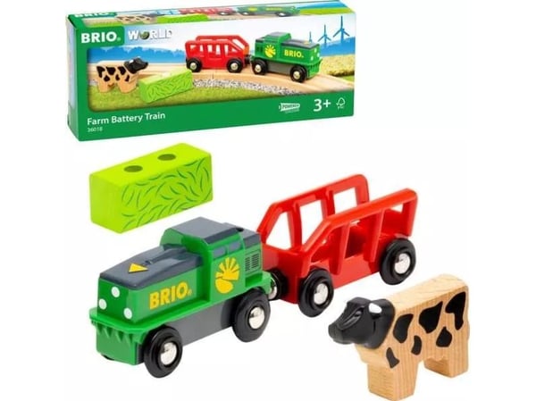 BRIO 36018 Batteridrivet bondgårdståg