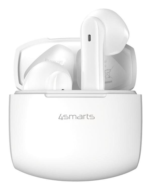 4smarts SkyBuds Air, True Wireless Stereo (TWS), Puhelut/Musiikki/Urheilu/Päivittäinen, 40 g, Kuulokkeet, Valkoinen