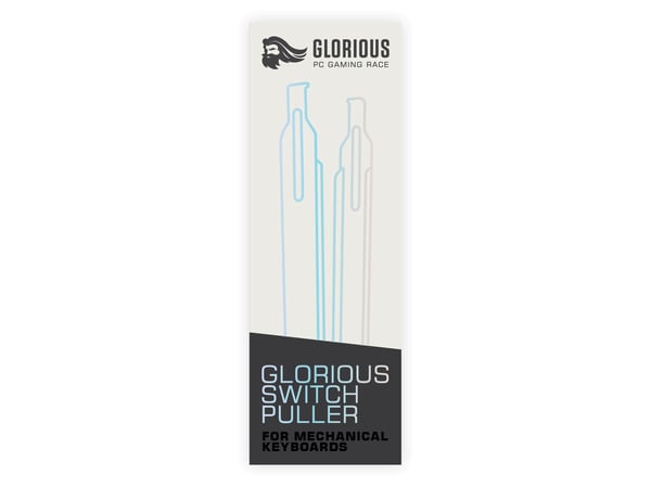 Glorious PC Gaming Race Ergonomic Switch Puller, Brytertrekker for tastatur, Rustfritt stål, Gult