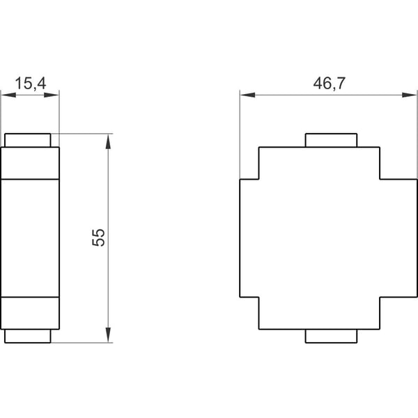N/PE-pääte 4P ubrudt, 3LD2:n etuasennukseen op til 32A 3LD9220-2B 3LD9220-2B