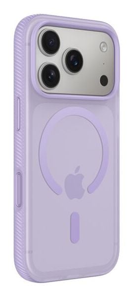 Belkin SheerForce Grip Series - Baksidedeksel for mobiltelefon - MagSafe-samsvar - laget av resirkulerte materialer - lavandel - for Apple iPhone 1...