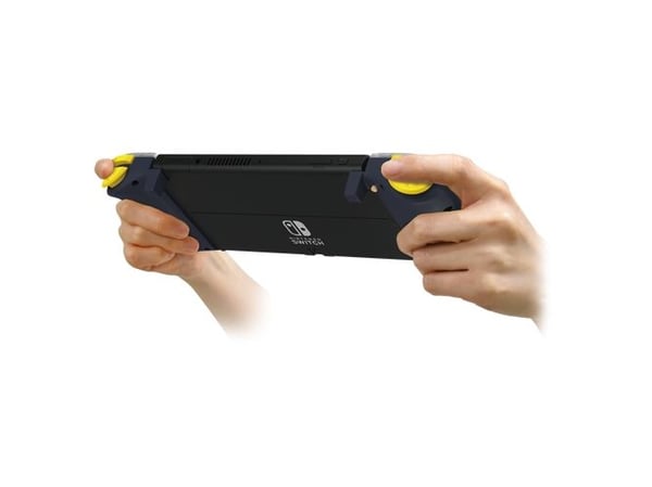 Hori Split Pad Compact (PAC-MAN), Gamepad, Nintendo Switch, Nintendo Switch OLED, D-måtte, Knappen Turbo, Sort, Gul