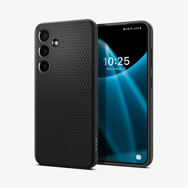 Spigen Liquid Air deksel til Samsung Galaxy S24 - matt svart