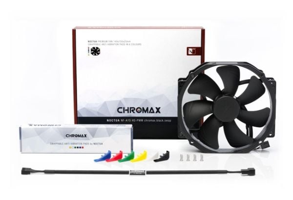 Noctua chromax NF-A15 HS-PWM - Kabinettvifte - 140 mm - svart