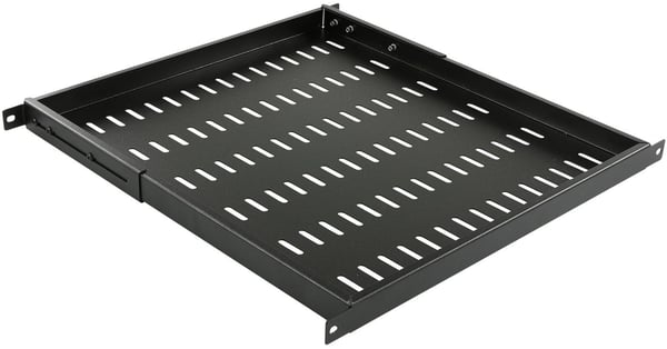 Lanview RAS800BL, Säädettävä hylly, Musta, 1,57 kg