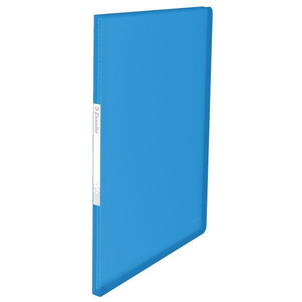 Esselte Vivida, Blå, Polyvinylklorid (PVC), 40 lommer, A4, 233 mm, 17 mm