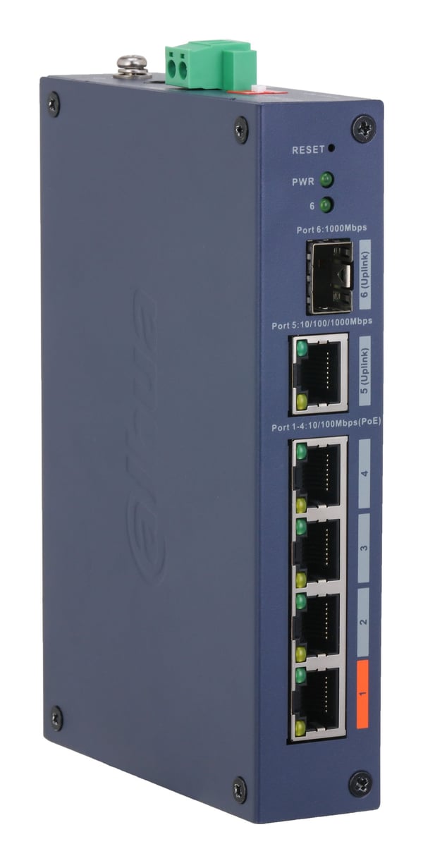 Dahua Technology CHS4106-4ET-60, Håndtert, L2, Fast Ethernet (10/100), Strøm over Ethernet (PoE), Desktop