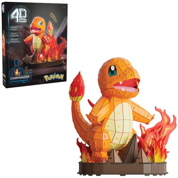 4D-pussel Pokemon 30 cm - Charmander