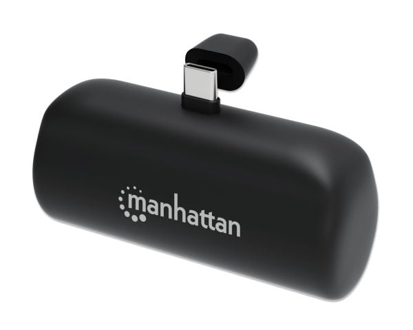Manhattan 102636, 5000 mAh, Litiumioni (Li-Ion), 10 W, musta