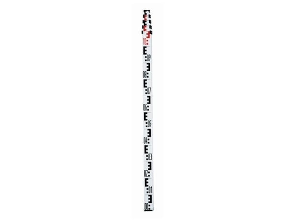 Laserliner 080.43, Levelling rod, Svart, Vit, Gjuten aluminium, 5000 mm