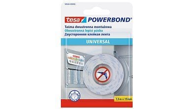TESA 55732-00001-00, Kiinnitysteippi, Monivärinen, 1,5 m, Sisätila, 19 mm, Kupla