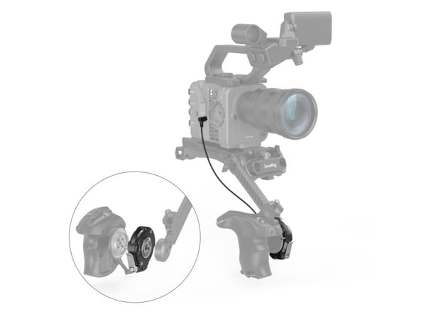 SmallRig 3403, Rosette-kiinnike, musta, Alumiini, Ruostumaton teräs, Sony FX6, 69 mm, 23,6 mm