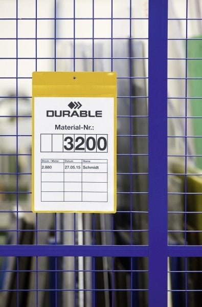 Durable 174804, Keltainen, A4, 311 mm, 280 mm, 10 kpl