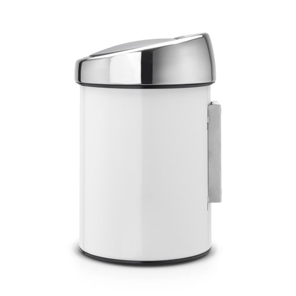 Brabantia Touch Bin - Soptunna - trycklock - 3 L - vit