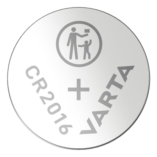 Varta 6016101415, Kertakäyttöinen akku, CR2016, Litium, 3 V, 5 kpl, 87 mAh