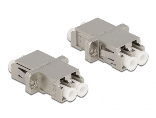 Delock - Nettverkkopler - LC-enkeltmodus (hunn) til LC-enkeltmodus (hunn) - fiberoptisk