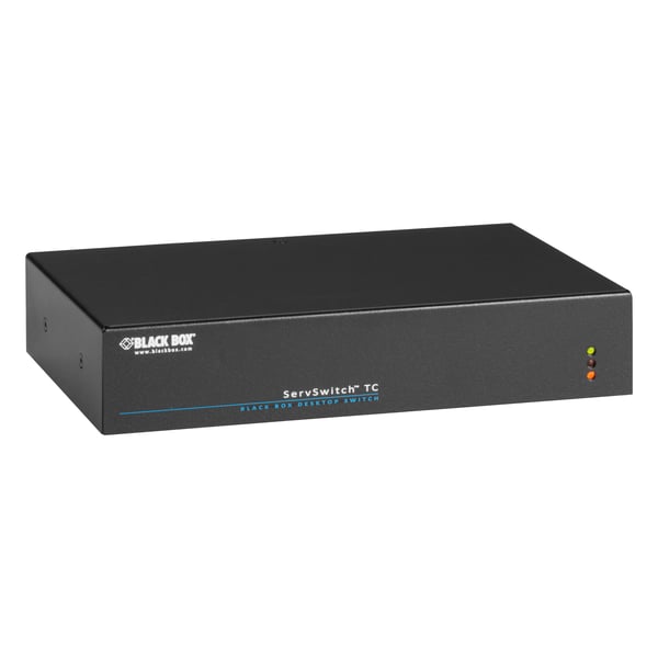 Black Box TC Series KM Desktop Switch, 4-Port, (2) HID - Kytkin tastatur/mus - 4 x USB - työpöytätietokoneet