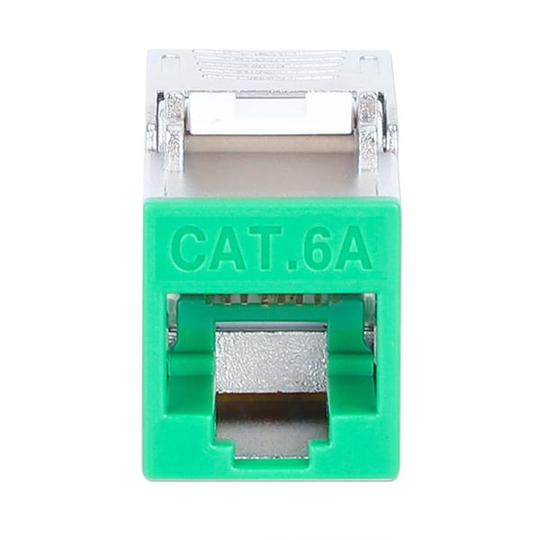 Intellinet 766623791335, Platt, Grön, RJ-45, IDC, Honkoppling, Guld