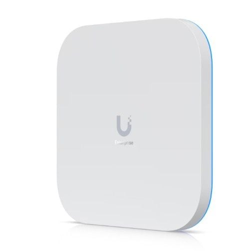 Ubiquiti E7 -tukiasema, WiFi 7, 11 500 Mbit/s, 10 GbE -uplink, valkoinen