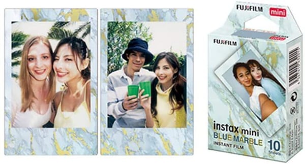 Fujifilm Instax Mini Blue Marble - värillinen pikakuvafilmi - instax mini - ISO 800 - 10 laukausta