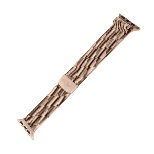 FIXED - Slinga för smart klocka - 38/40/41mm - guldrosa - för Apple Watch Hermès Series 12, Hermès Series 9, SE 3, Series 10, Series 11, Series 12