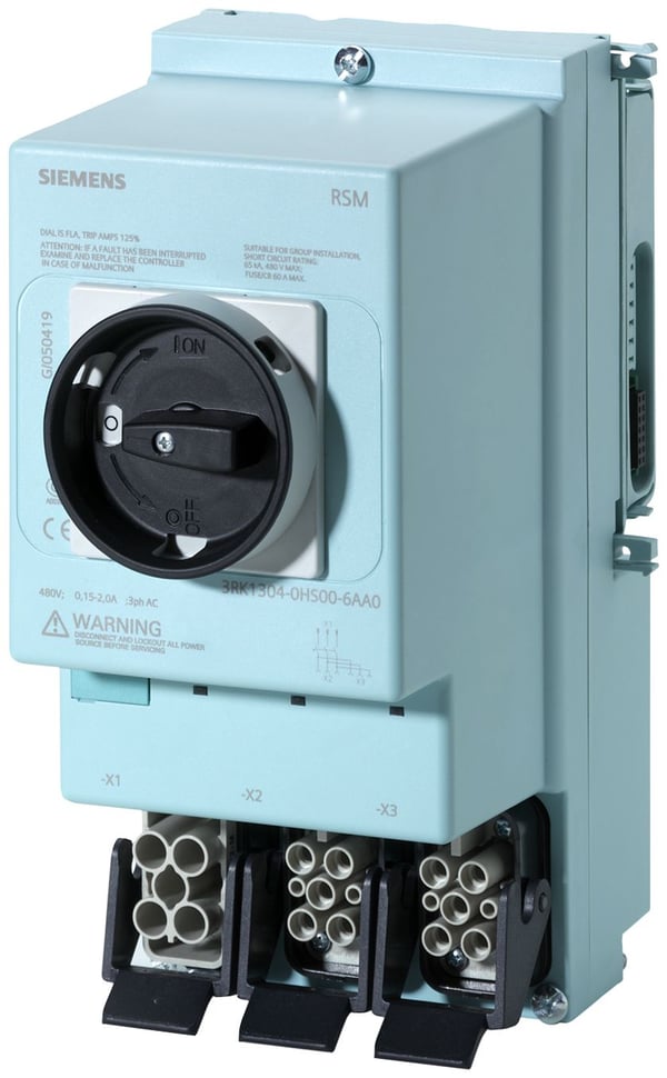 Siemens 3RK1304-0HS00-6AA0 3RK13040HS006AA0 Reparationsafbrydermodul 400 V Nominel strøm 25 A