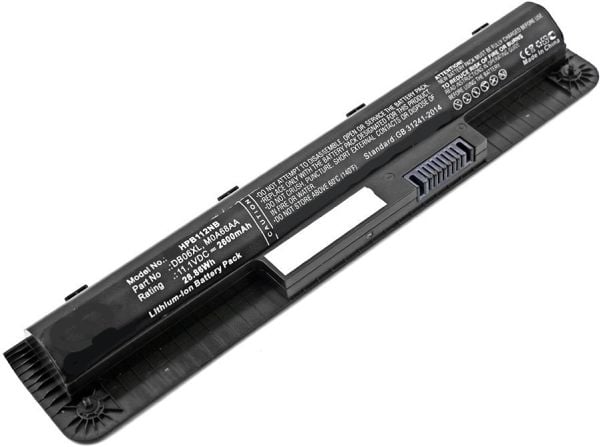 CoreParts - Batteri til bærbar PC - litiumion - 2600 mAh - 28.9 Wh - svart - for HP ProBook 11 G1 Notebook, 11 G2 Notebook
