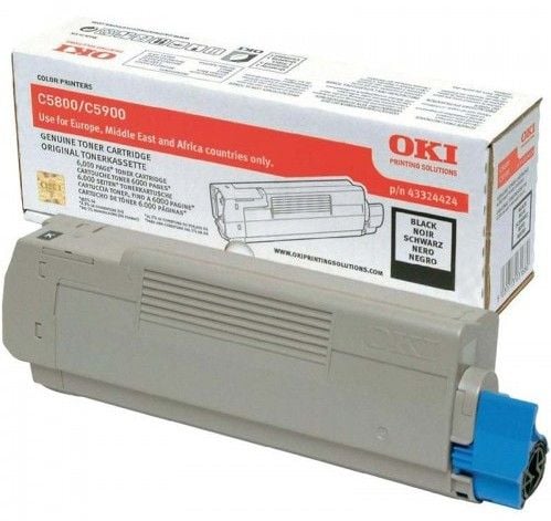 OKI - Svart - original - tonerkassett - för C5550 MFP, 5550n MFP, 5800dn, 5800dtn, 5800Ldn, 5800n, 5900cdtn, 5900dn, 5900dtn, 5900n