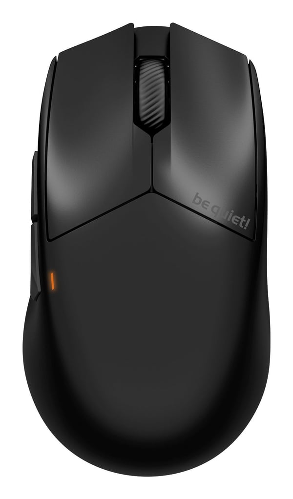 be quiet! Dark Perk Ergo, högerhand, Optisk, RF Wireless + USB Type-C, 32000 DPI, 0,125 ms, Svart