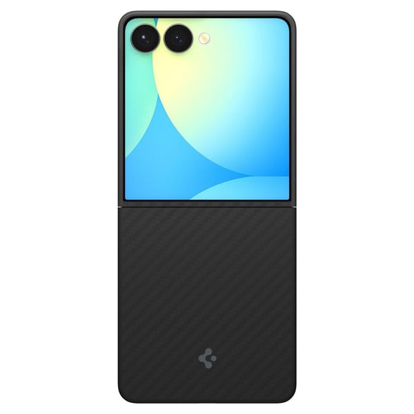 Spigen Air Skin Aramid, Suojus, Samsung, Galaxy Z Flip 7, 17,5 cm (6.9"), musta