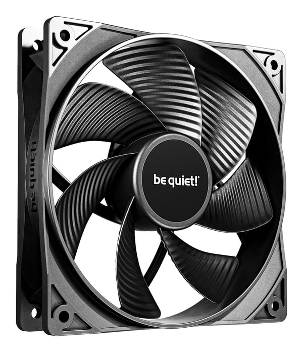 be quiet Pure Wings 3 BL137 kabinettvifte 120 mm PWM reversert, svart, 3-pk