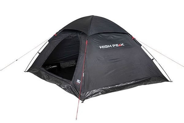 High Peak Monodome XL, Kupoliteltta, 4 henkilö(t), Ilmanvaihto, Vedenkestävät saumat, Musta