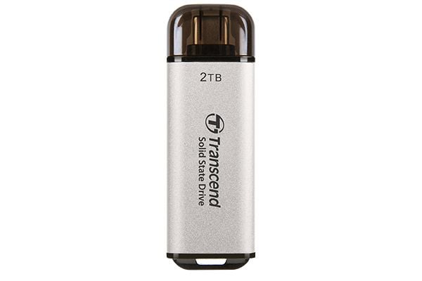Transcend ESD300, 2 TB, USB Type-C, 1050 MB/s, 10 Gbit/s, Hopea