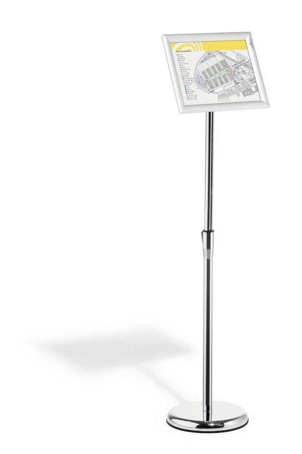 Durable 479823, Informasjonsvisning, A4, Aluminium, Plast, Stål, Sølv, Horisontal/vertikal, 1205 mm