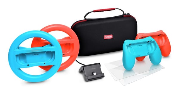 Trust Gaming GXT 1249 - Tilbehørssett for spillkonsoll - 7-in-1 - multifarge - for Nintendo Switch