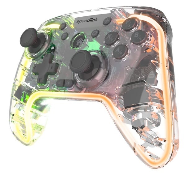 SPEEDLINK RAIT NX langaton RGB-peliohjain SL-650115-CR PC/Android/Switch, kirkas