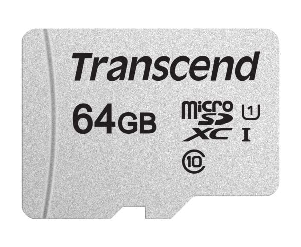 Transcend 300S - Flashminnekort - 64 GB - UHS-I U1 / Class10 - microSDXC
