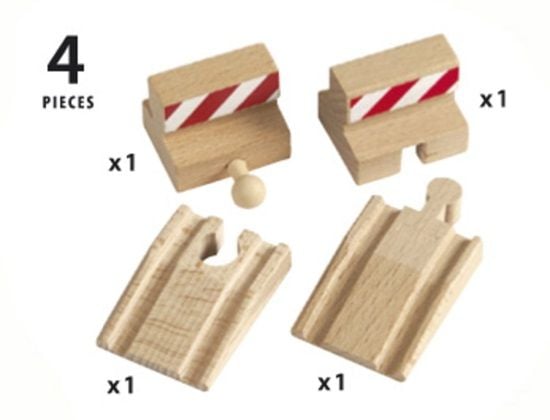 BRIO 33385 Ramp och stoppskenor