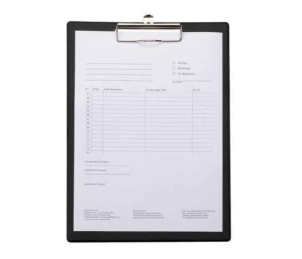 MAUL 2334490, A4, Svart, Kartong, Plast, 1 lommer, 321 mm, 13 mm