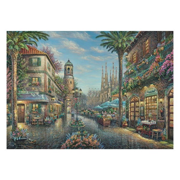Schmidt Spiele Puzzle PQ 1000 THOMAS KINKADE Spansk gate