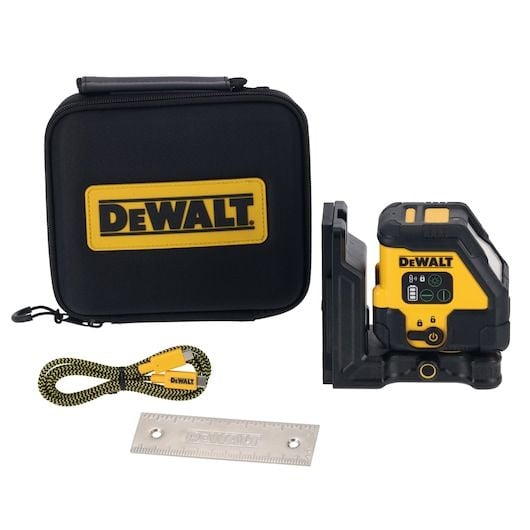 DeWALT DCLE14201RB-XJ ristilinjalaser 30 m punainen IP65 keltainen