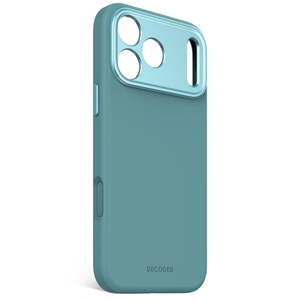 Decoded AntiMicrobial Silicone Backcover - beskyttelsesveske i silikon for iPhone 17 Pro Max kompatibel med MagSafe retroblå