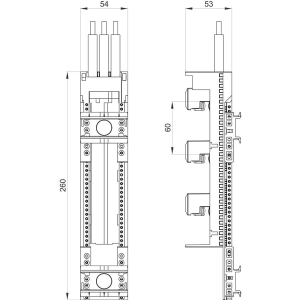 Siemens 8US12616MT10 tillbehör till fördelarskåp apparatadapter 80 A 690 V, 1 st