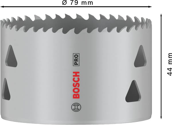 Bosch PRO Multi Material, Single, Borr, Gipsvägg, Metall, Icke-järnmetaller, Plast, Mjuka träslag, Grå, Koboltstål, Kobalt-legerat höghastighetsstå...