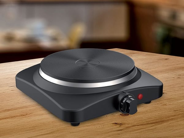 Lafe Hot Plate 1500W, Svart, Benkeplate, Innebygde kokeplater, Metall, 1 zone(s), 1 zone(s)