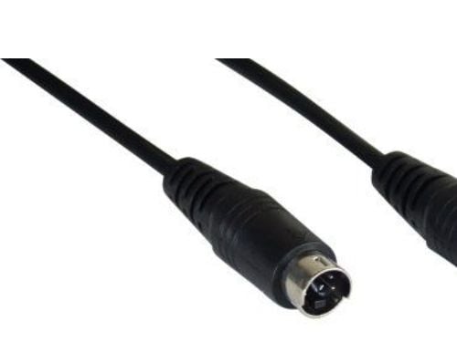 InLine 89950, 2 m, S-Video (4-pin), S-Video (4-pin), Gull, Svart, Hankjønn/hankjønn